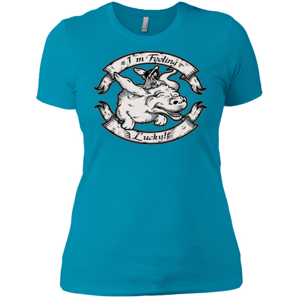 T-Shirts Turquoise / X-Small IM FEELING LUCKY Women's Premium T-Shirt