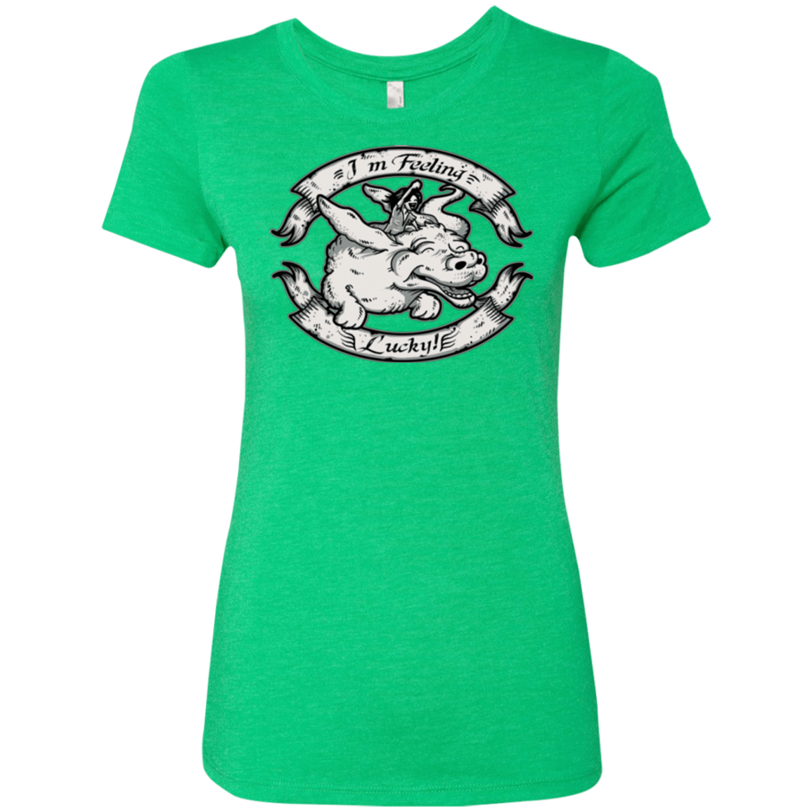 T-Shirts Envy / Small IM FEELING LUCKY Women's Triblend T-Shirt