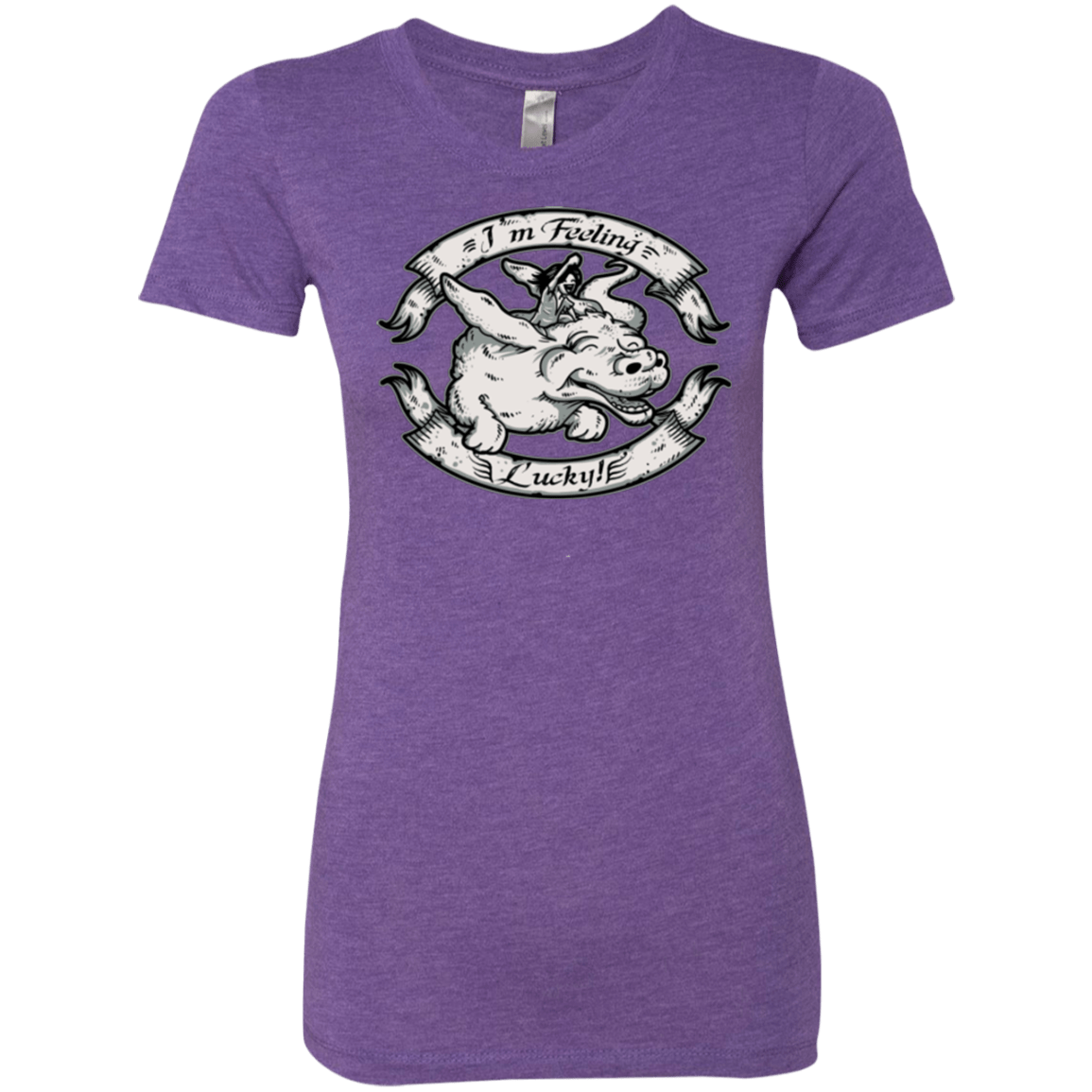 T-Shirts Purple Rush / Small IM FEELING LUCKY Women's Triblend T-Shirt