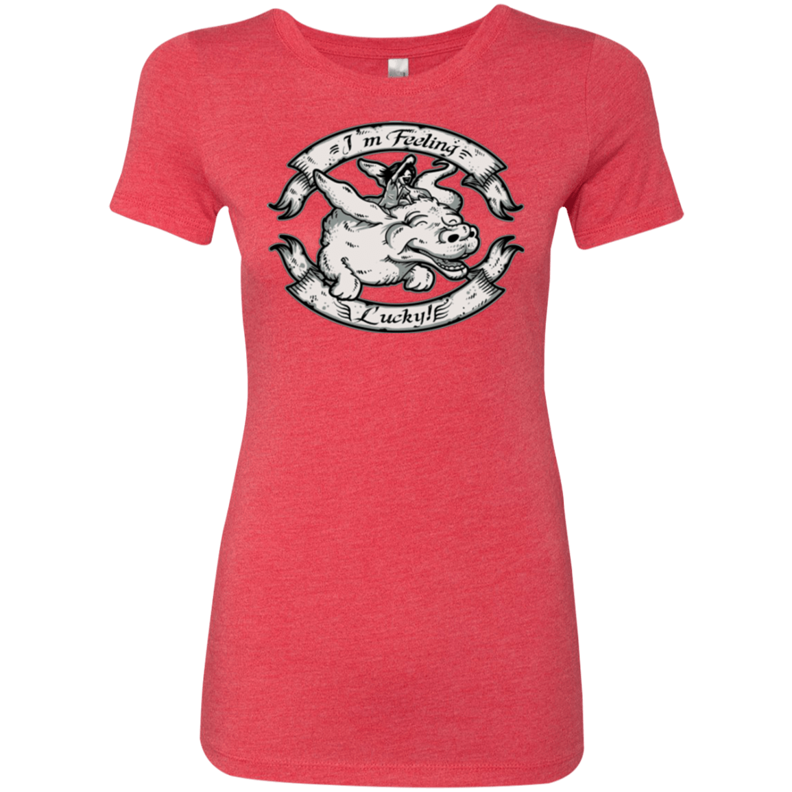 T-Shirts Vintage Red / Small IM FEELING LUCKY Women's Triblend T-Shirt