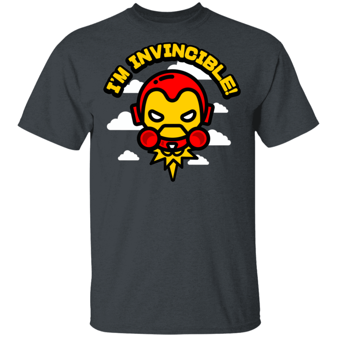 T-Shirts Dark Heather / S Im Invincible T-Shirt