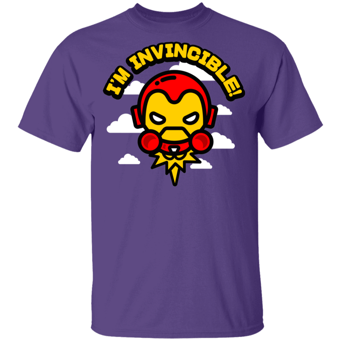 T-Shirts Purple / YS Im Invincible Youth T-Shirt