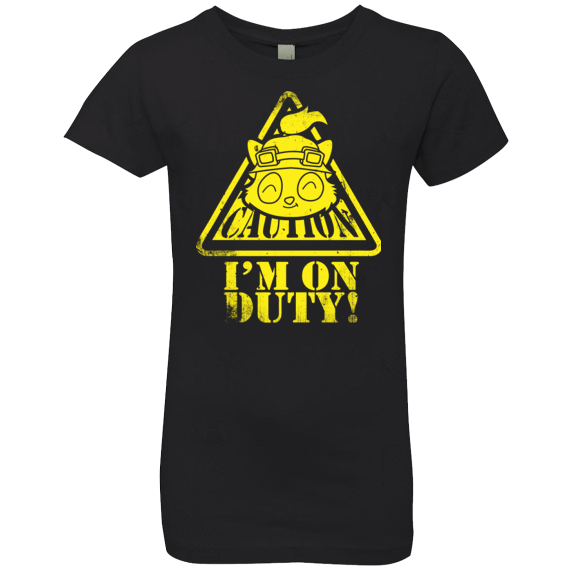 T-Shirts Black / YXS Im on duty Girls Premium T-Shirt