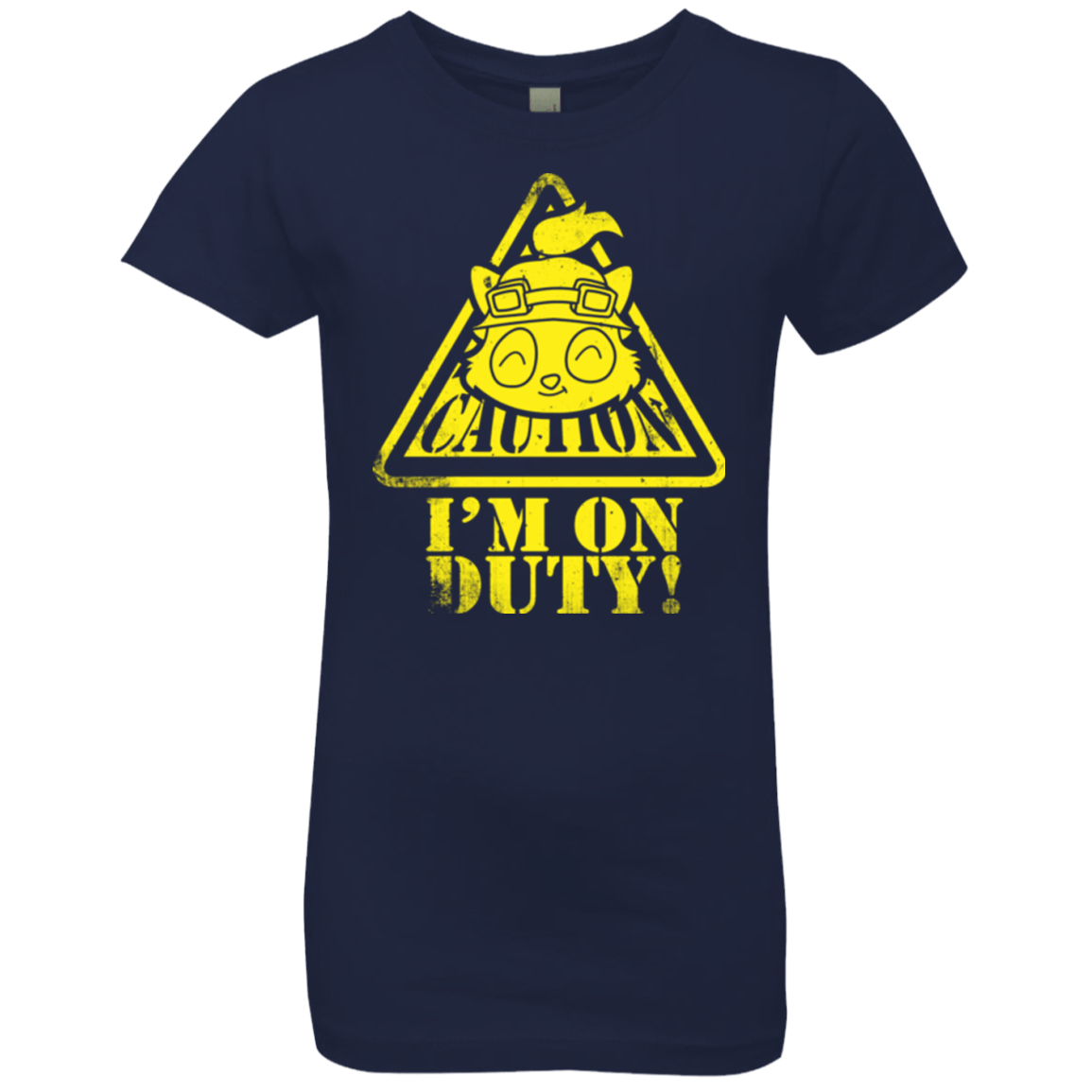 T-Shirts Midnight Navy / YXS Im on duty Girls Premium T-Shirt