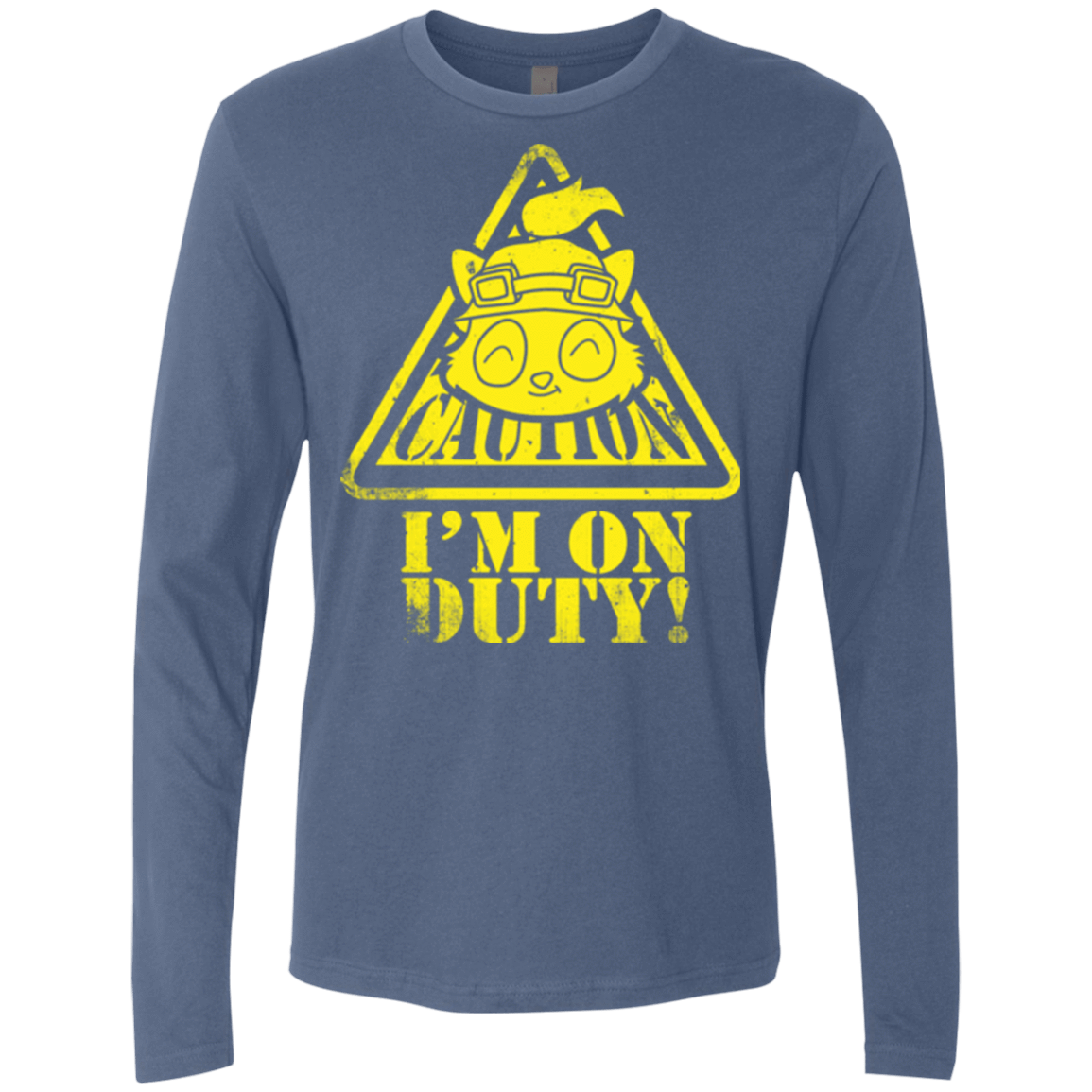 T-Shirts Indigo / Small Im on duty Men's Premium Long Sleeve
