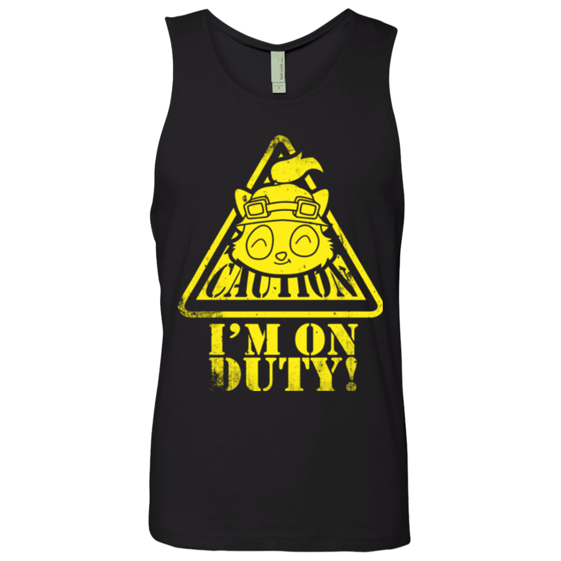 T-Shirts Black / Small Im on duty Men's Premium Tank Top