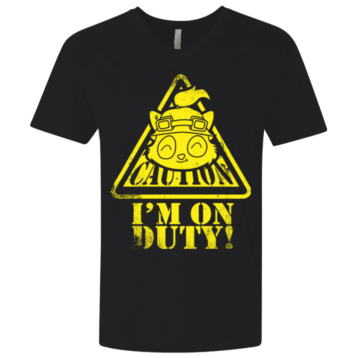 T-Shirts Black / X-Small Im on duty Men's Premium V-Neck