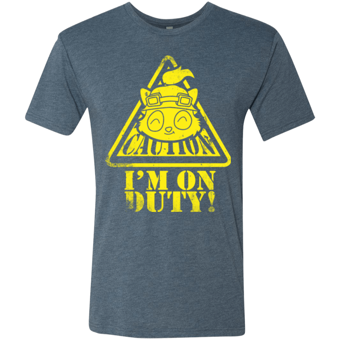 T-Shirts Indigo / Small Im on duty Men's Triblend T-Shirt
