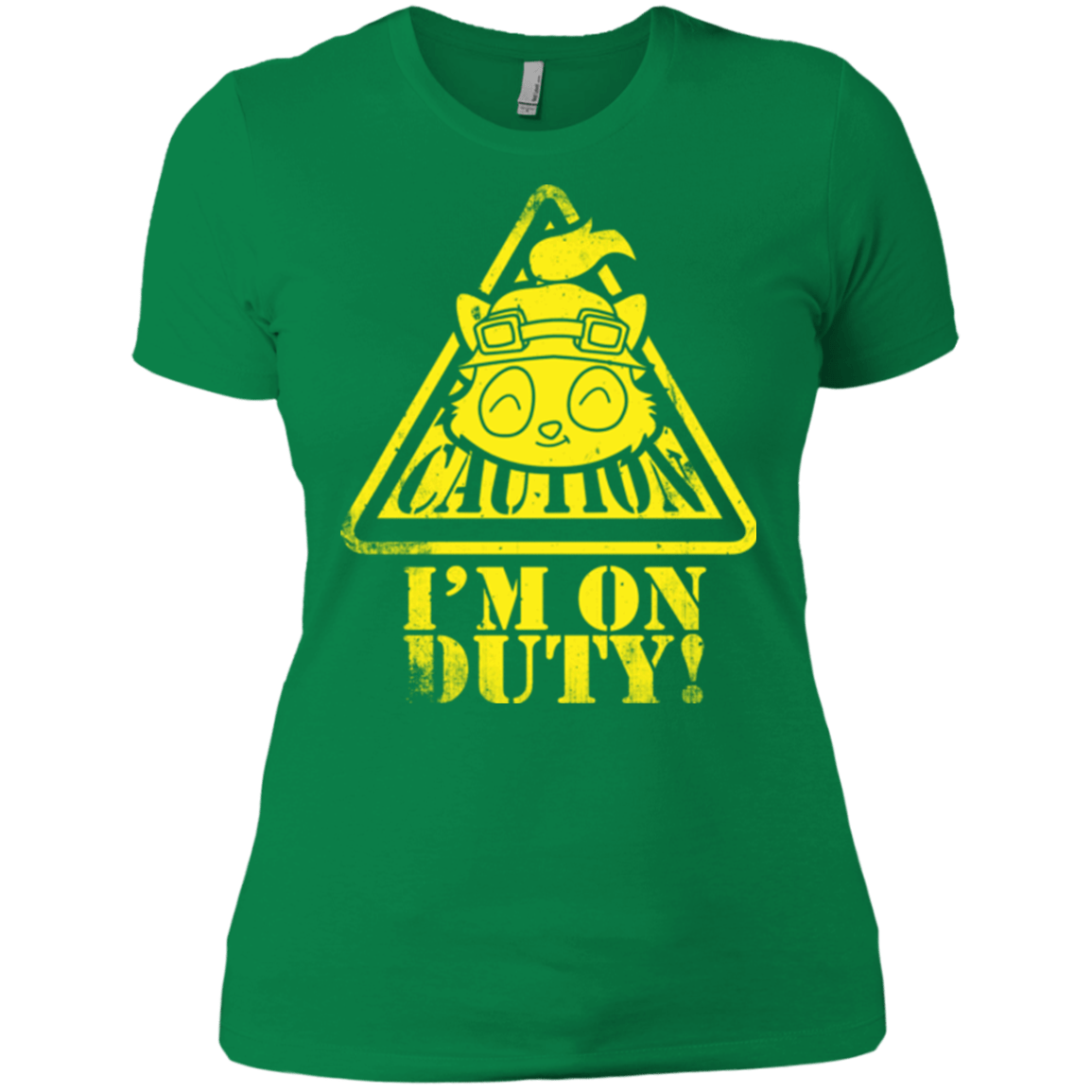 T-Shirts Kelly Green / X-Small Im on duty Women's Premium T-Shirt
