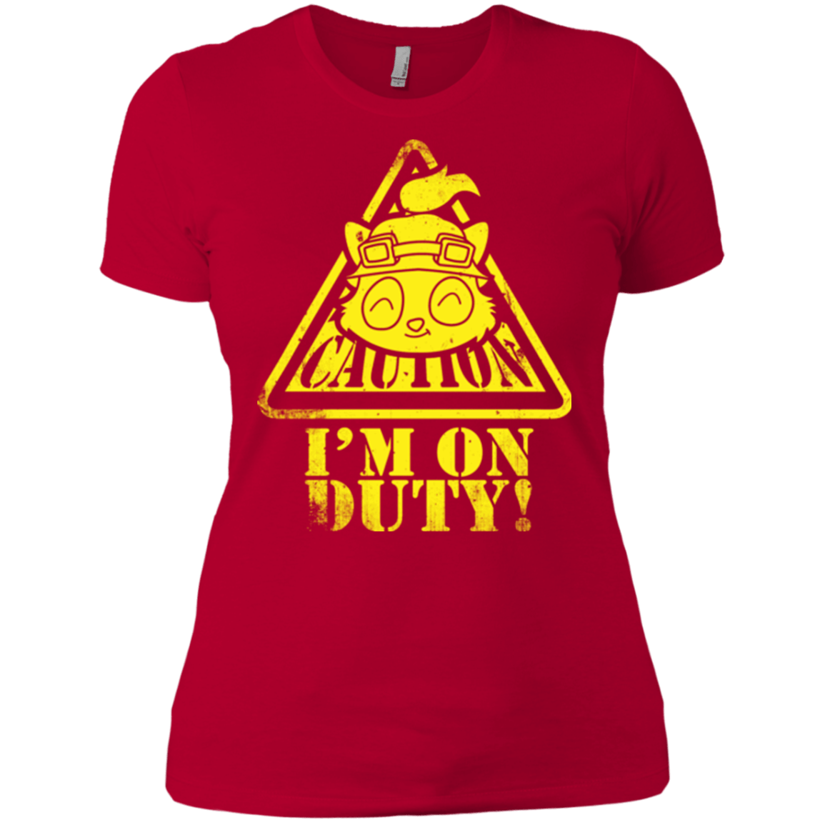 T-Shirts Red / X-Small Im on duty Women's Premium T-Shirt