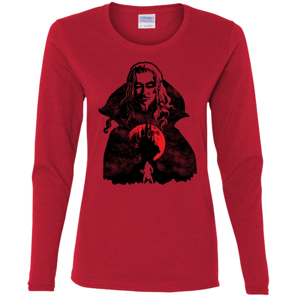 T-Shirts Red / S Immortality Women's Long Sleeve T-Shirt