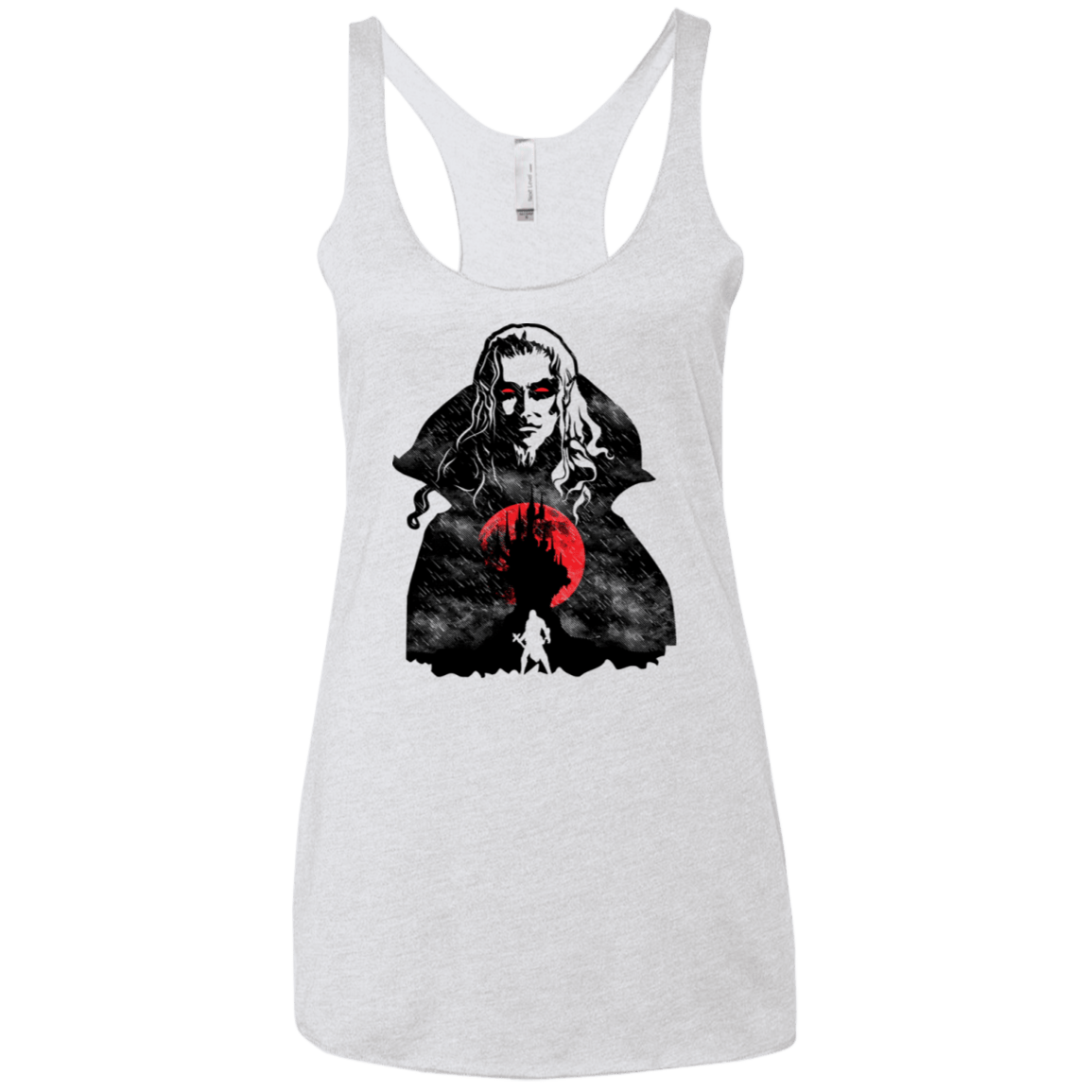 T-Shirts Heather White / X-Small Immortality Women's Triblend Racerback Tank