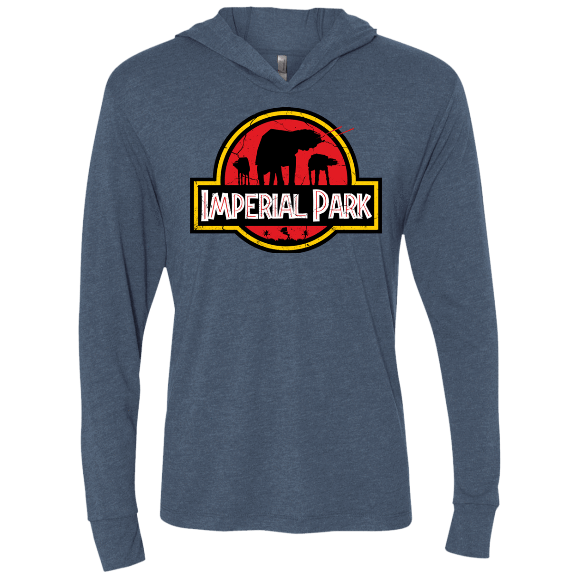 T-Shirts Indigo / X-Small Imperial Park Triblend Long Sleeve Hoodie Tee