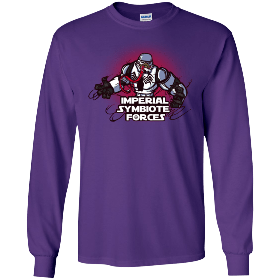 T-Shirts Purple / S Imperial Symbiote Forces Men's Long Sleeve T-Shirt