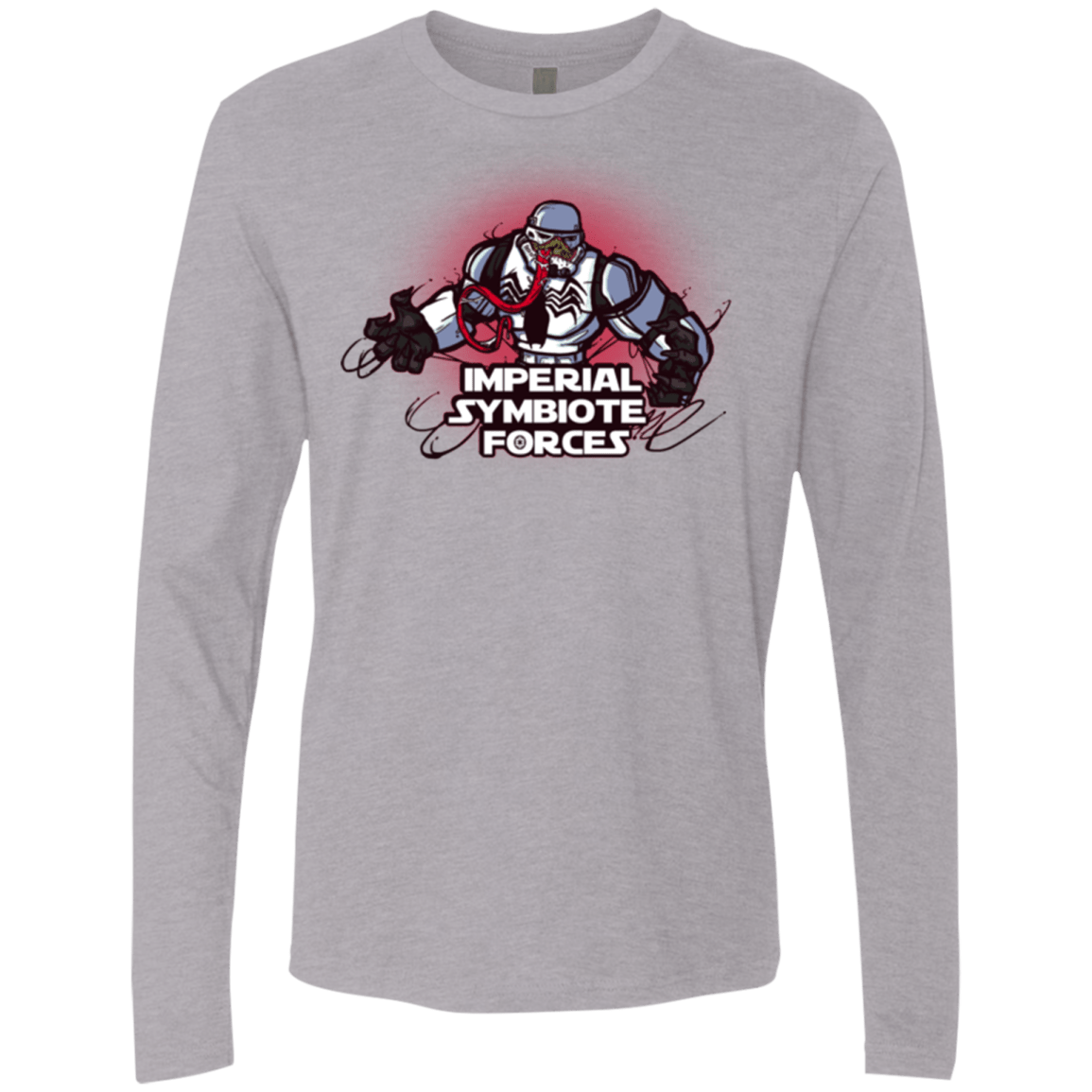 T-Shirts Heather Grey / S Imperial Symbiote Forces Men's Premium Long Sleeve