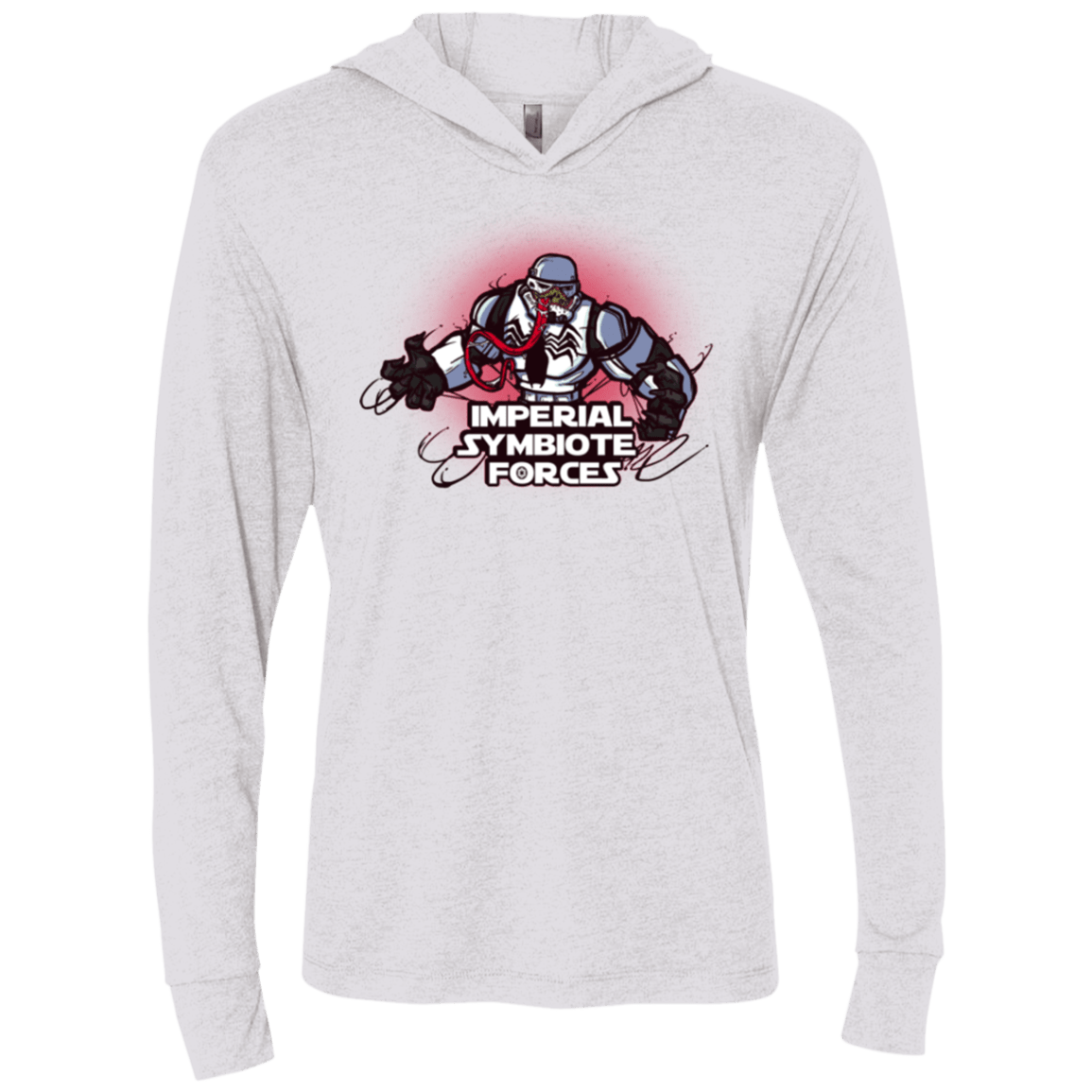 T-Shirts Heather White / X-Small Imperial Symbiote Forces Triblend Long Sleeve Hoodie Tee
