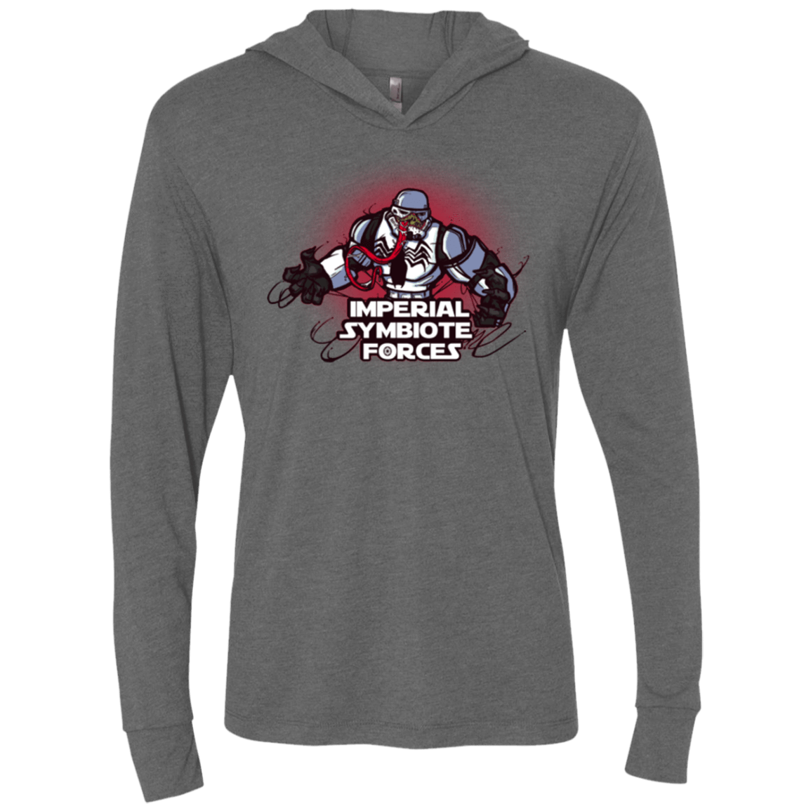 T-Shirts Premium Heather / X-Small Imperial Symbiote Forces Triblend Long Sleeve Hoodie Tee