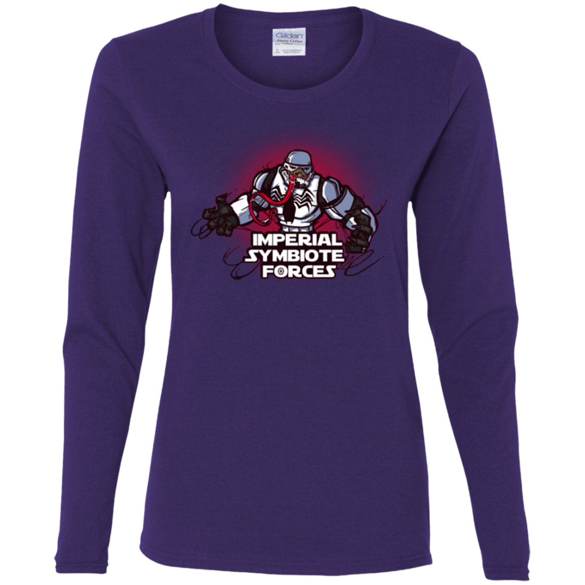 T-Shirts Purple / S Imperial Symbiote Forces Women's Long Sleeve T-Shirt