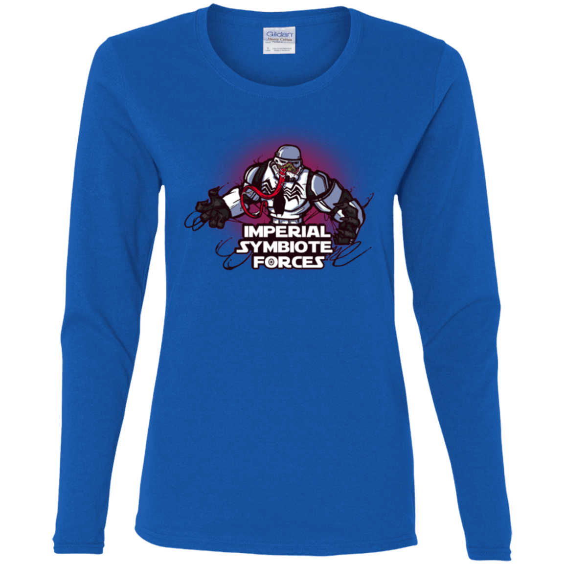 T-Shirts Royal / S Imperial Symbiote Forces Women's Long Sleeve T-Shirt