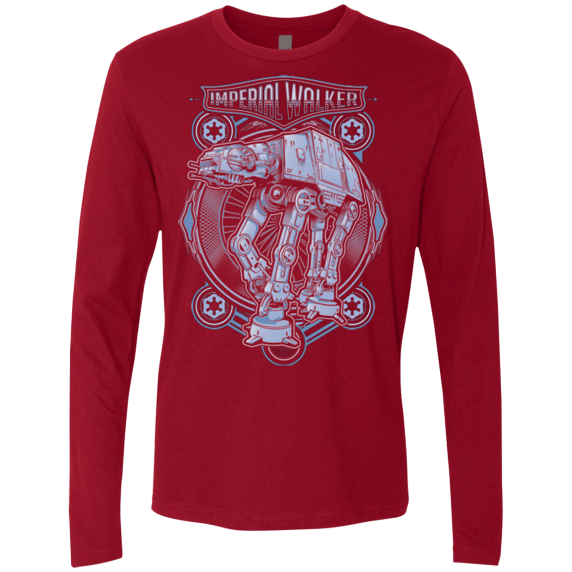 T-Shirts Cardinal / Small Imperial Walker Men's Premium Long Sleeve