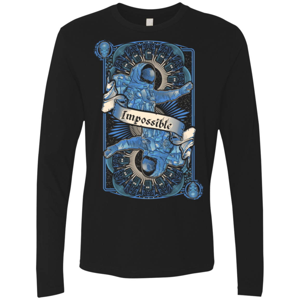 T-Shirts Black / Small Impossible Astronaut Men's Premium Long Sleeve