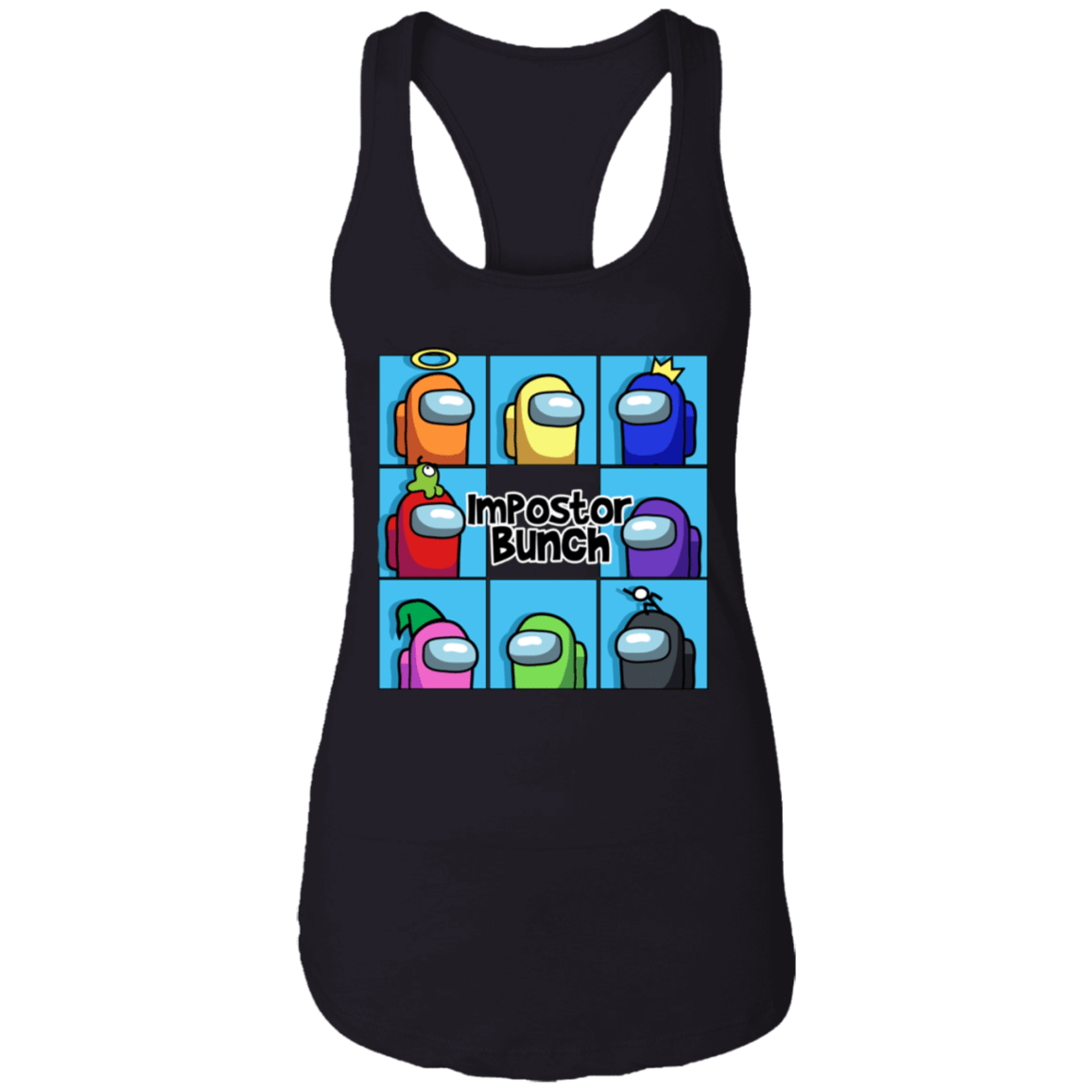 T-Shirts Black / X-Small Imposter Bunch Ladies Ideal Racerback Tank