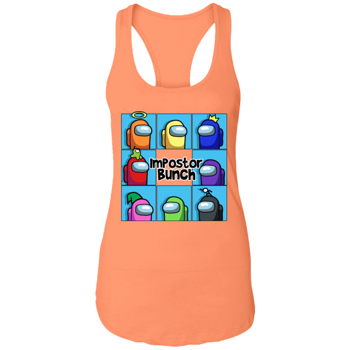 T-Shirts Light Orange / X-Small Imposter Bunch Ladies Ideal Racerback Tank