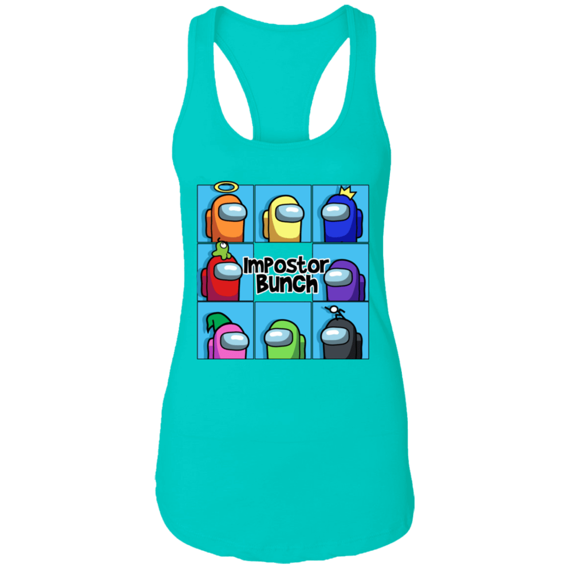 T-Shirts Tahiti Blue / X-Small Imposter Bunch Ladies Ideal Racerback Tank