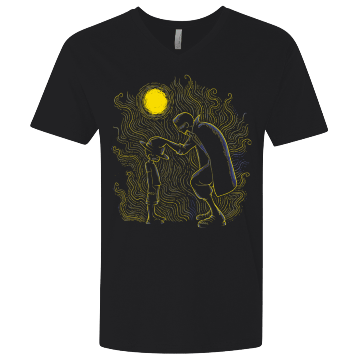 T-Shirts Black / X-Small Impressionist Pirates Men's Premium V-Neck