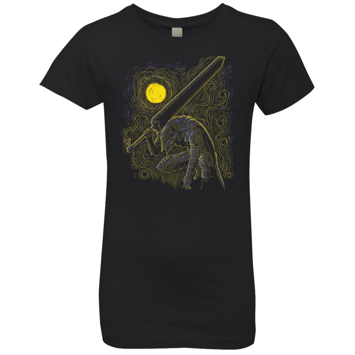 T-Shirts Black / YXS Impressionist Swordman Girls Premium T-Shirt