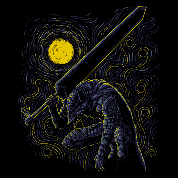 T-Shirts Impressionist Swordman T-Shirt