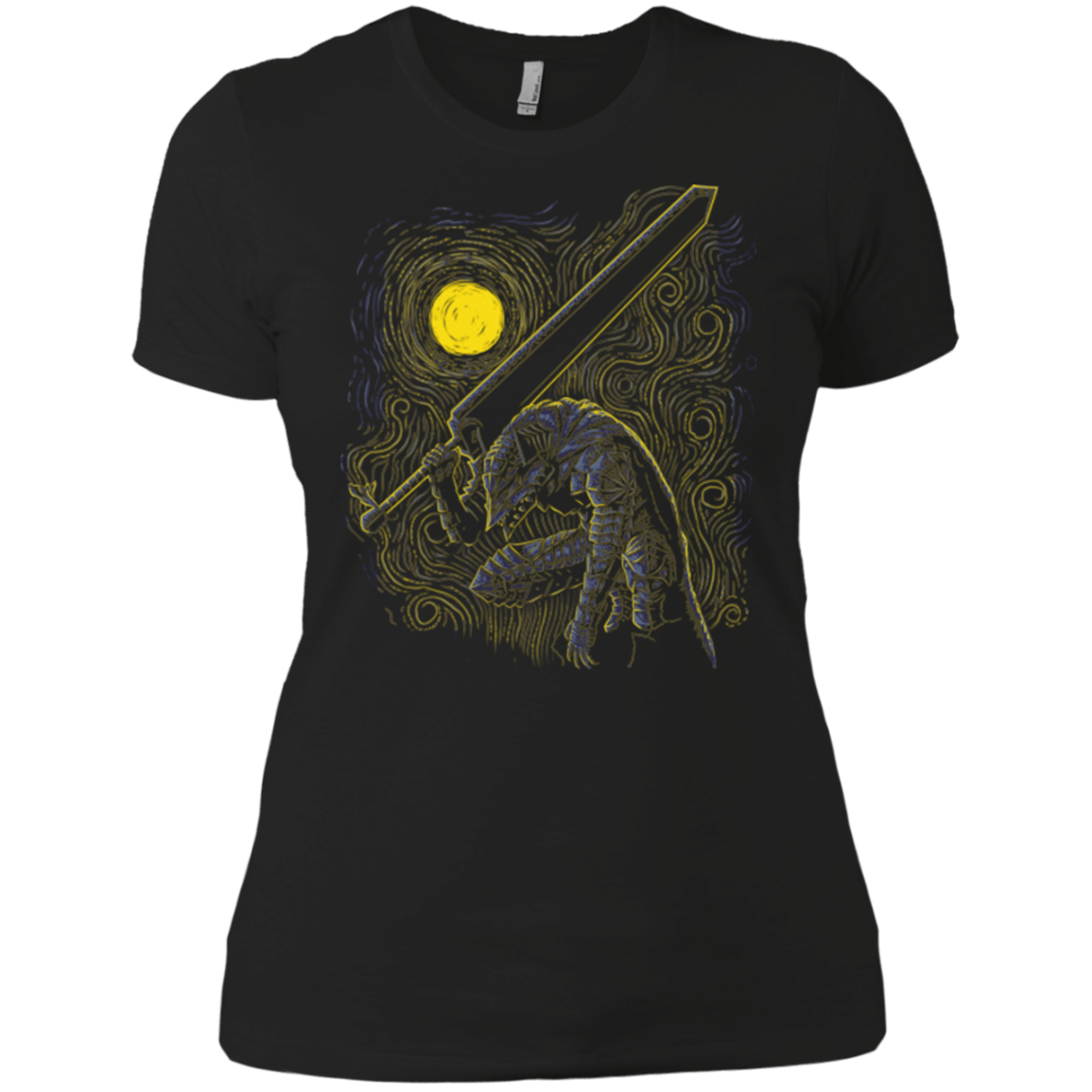 T-Shirts Black / X-Small Impressionist Swordman Women's Premium T-Shirt
