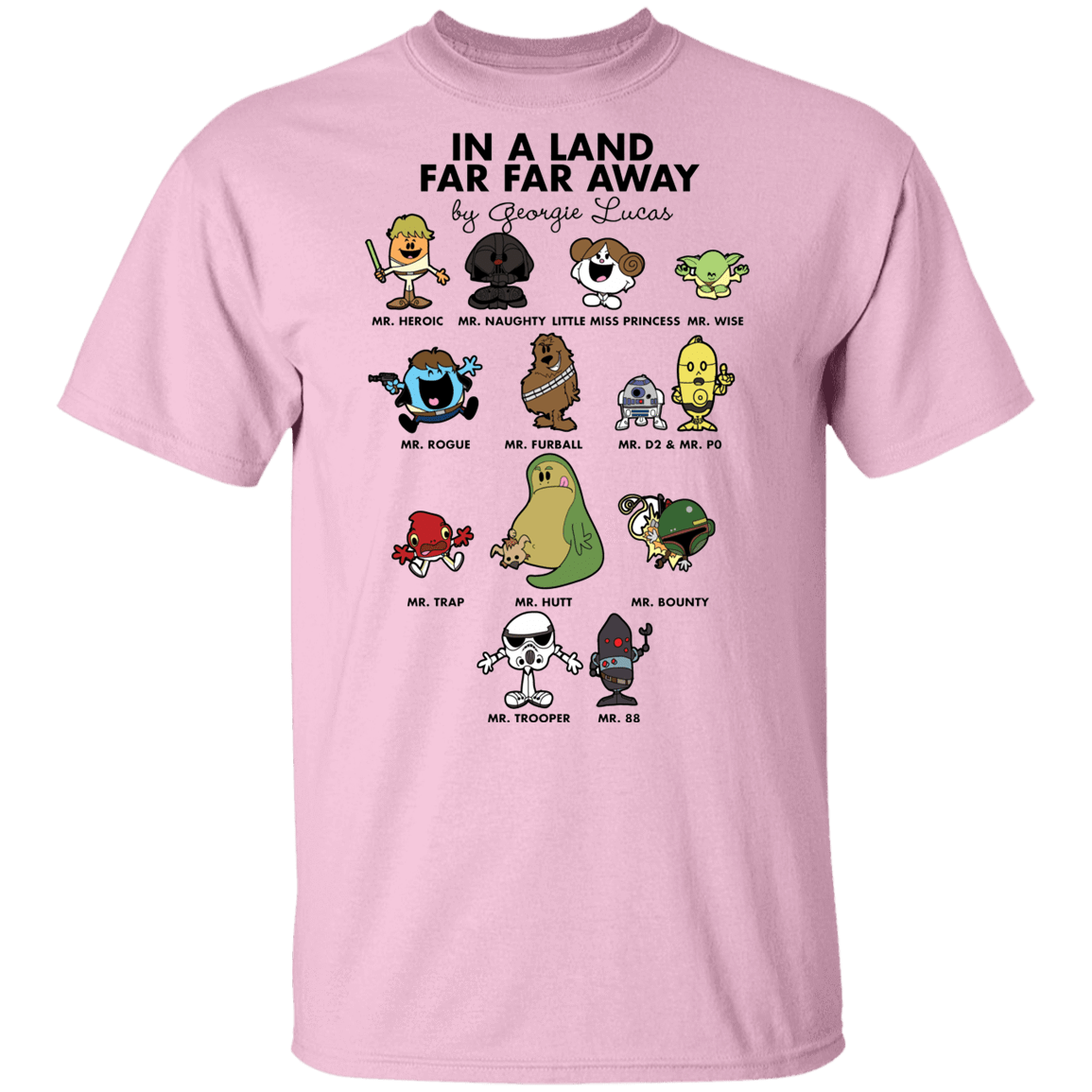 T-Shirts Light Pink / YXS In a Land Far Far Away Youth T-Shirt