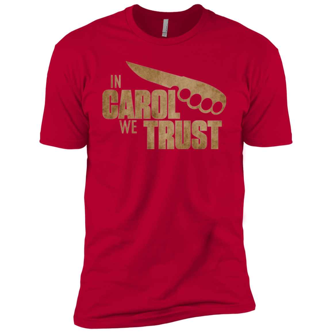 T-Shirts Red / YXS In Carol We Trust Boys Premium T-Shirt