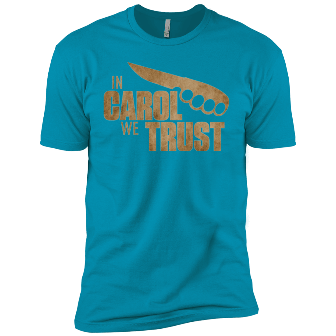 T-Shirts Turquoise / YXS In Carol We Trust Boys Premium T-Shirt