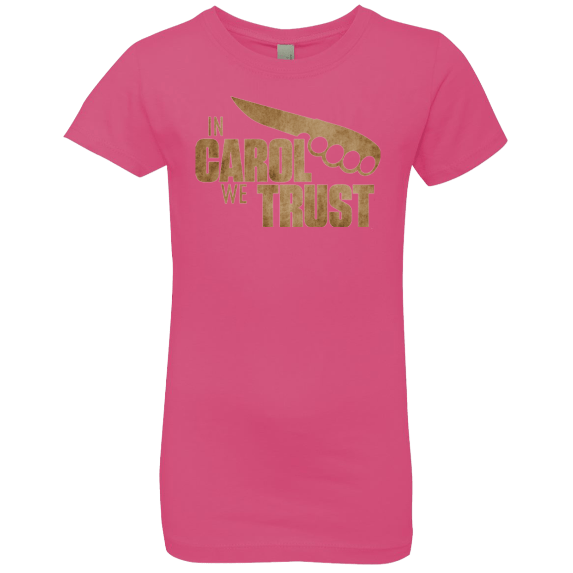 T-Shirts Hot Pink / YXS In Carol We Trust Girls Premium T-Shirt
