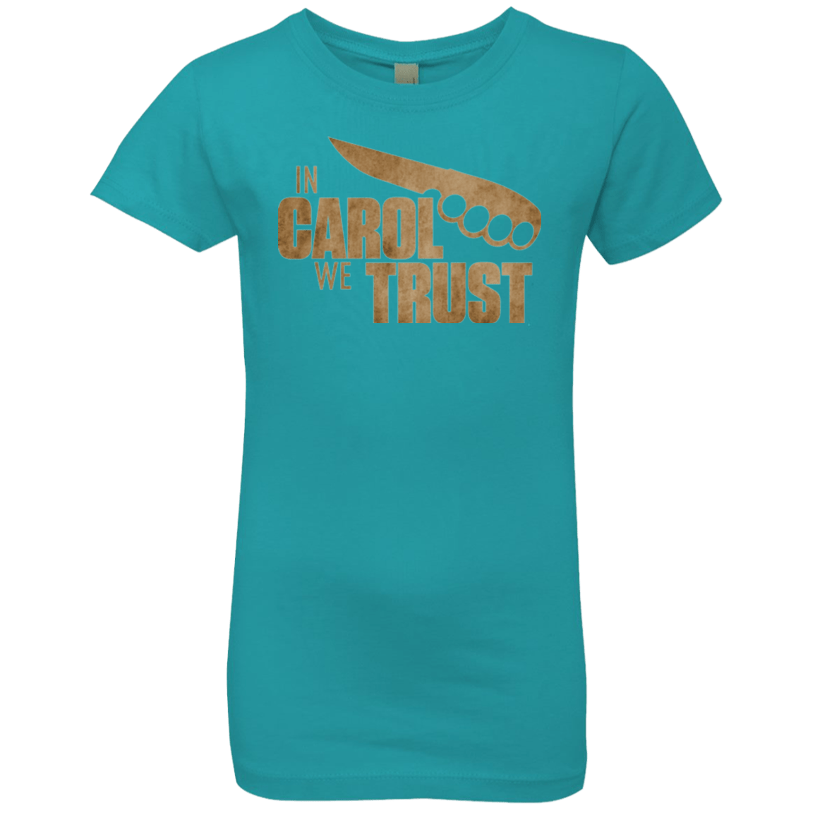 T-Shirts Tahiti Blue / YXS In Carol We Trust Girls Premium T-Shirt