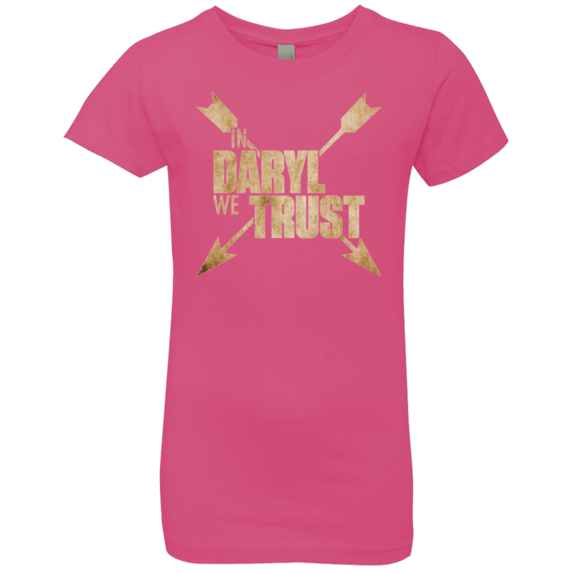 T-Shirts Hot Pink / YXS In Daryl We Trust Girls Premium T-Shirt
