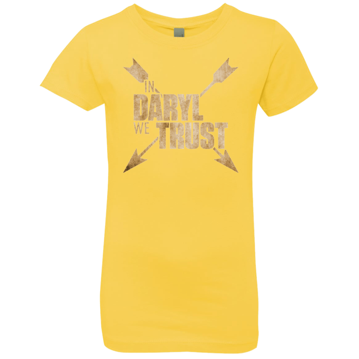 T-Shirts Vibrant Yellow / YXS In Daryl We Trust Girls Premium T-Shirt