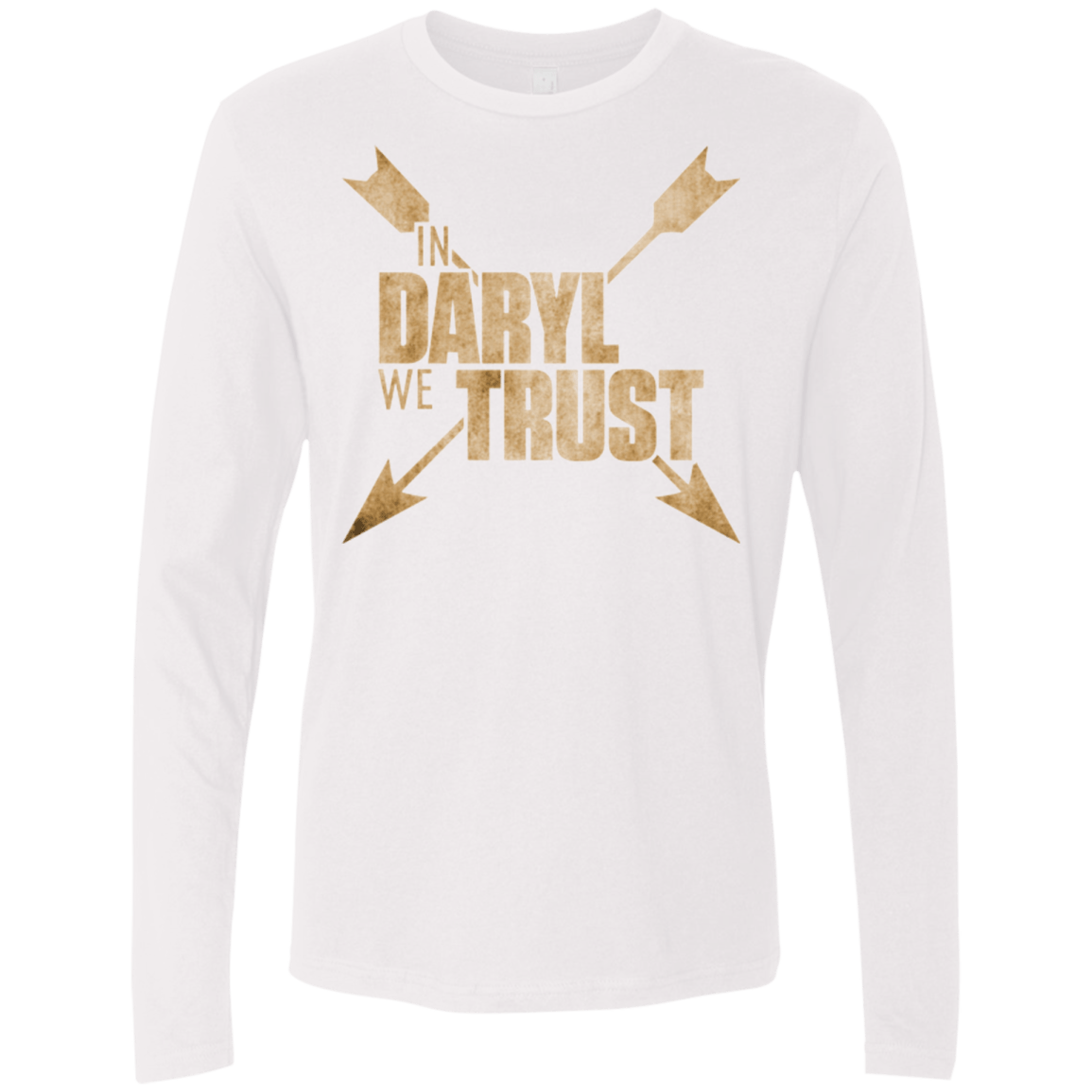 T-Shirts White / Small In Daryl We Trust Men's Premium Long Sleeve