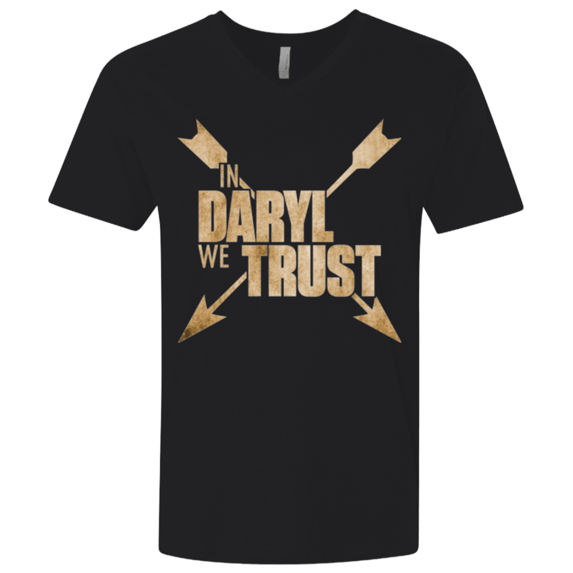 T-Shirts Black / X-Small In Daryl We Trust Men's Premium V-Neck