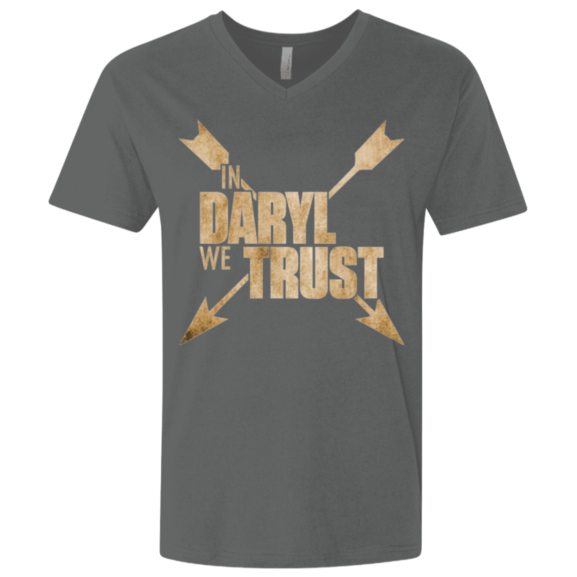 T-Shirts Heavy Metal / X-Small In Daryl We Trust Men's Premium V-Neck