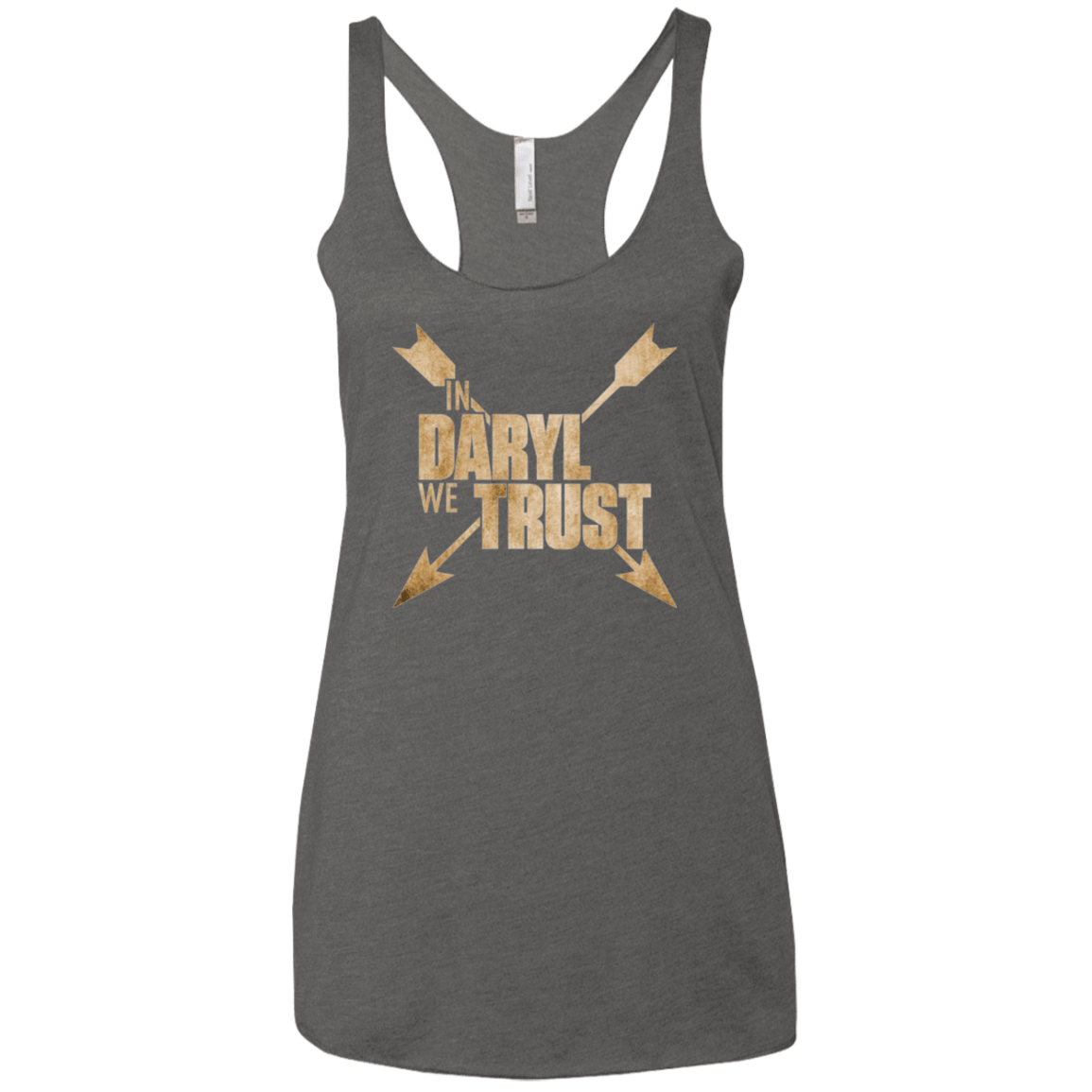T-Shirts Premium Heather / X-Small In Daryl We Trust Women's Triblend Racerback Tank