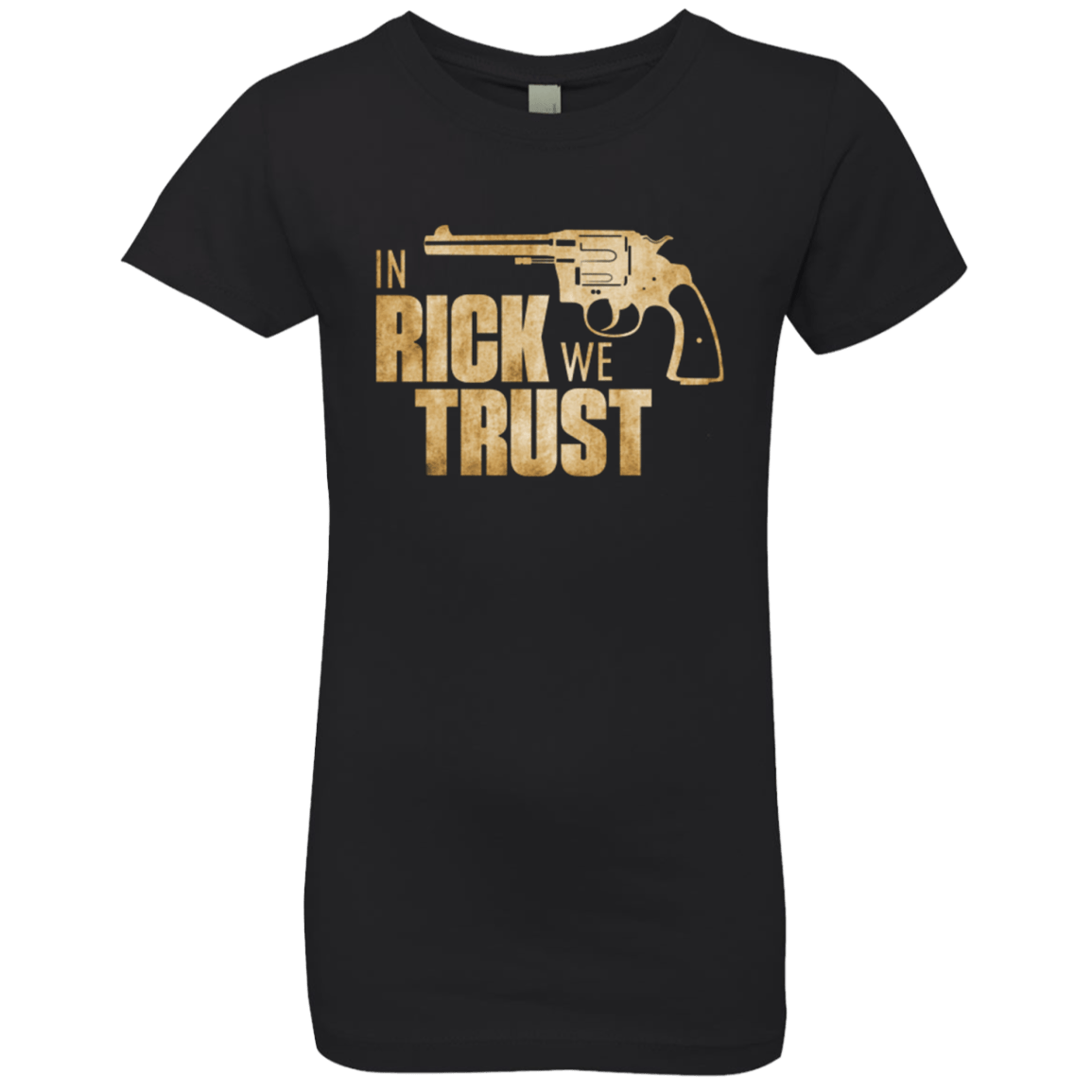 T-Shirts Black / YXS In Rick We Trust Girls Premium T-Shirt