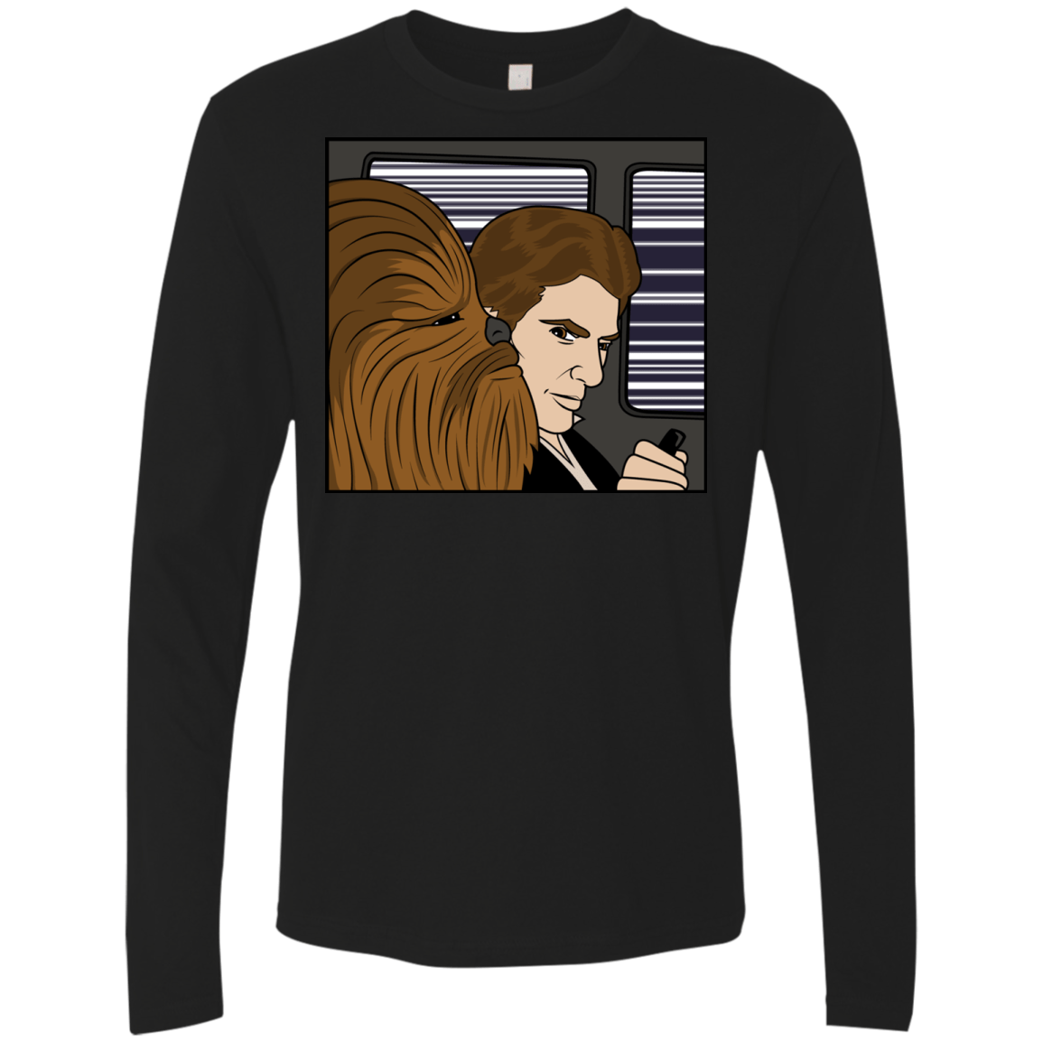 T-Shirts Black / S In the Falcon! Men's Premium Long Sleeve