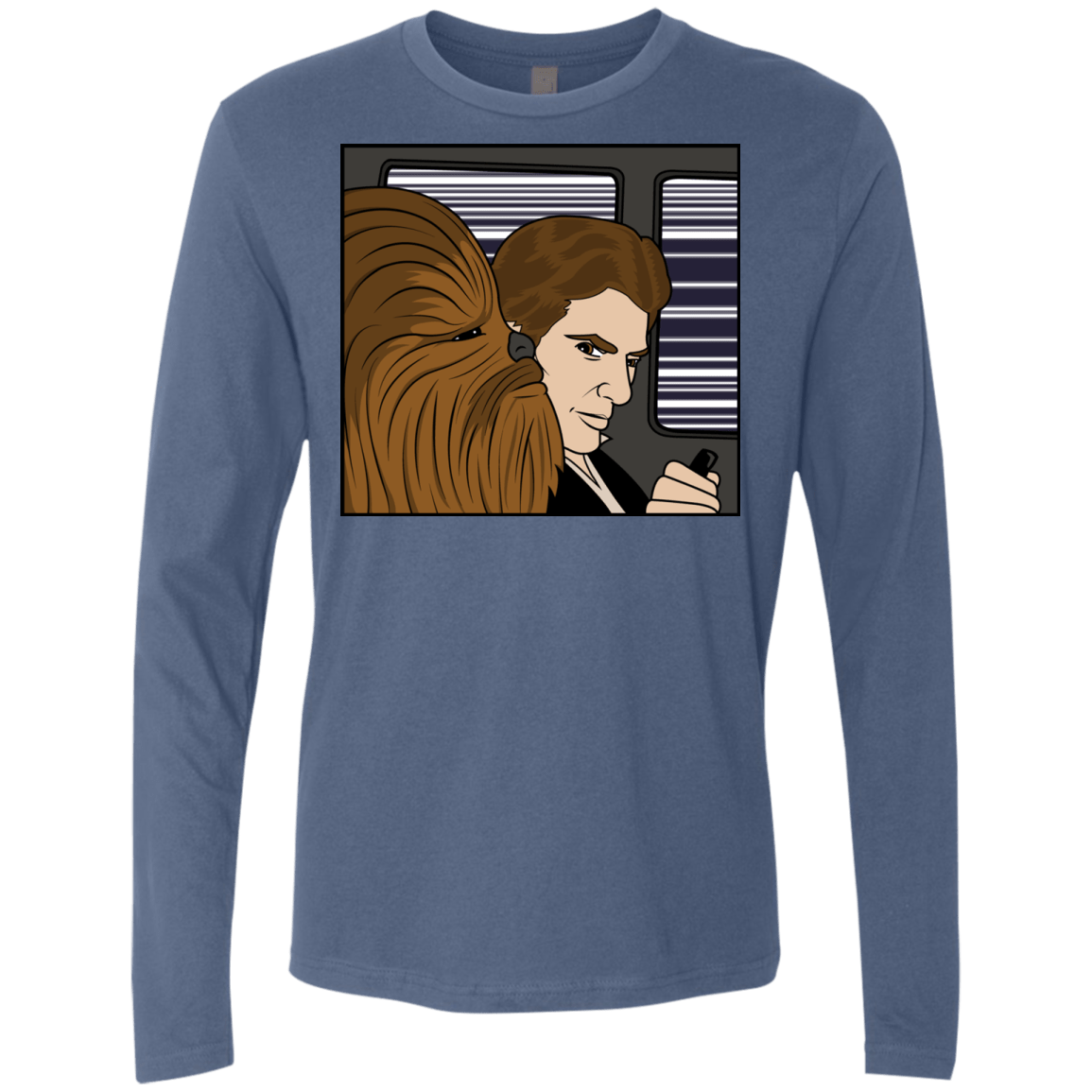 T-Shirts Indigo / S In the Falcon! Men's Premium Long Sleeve