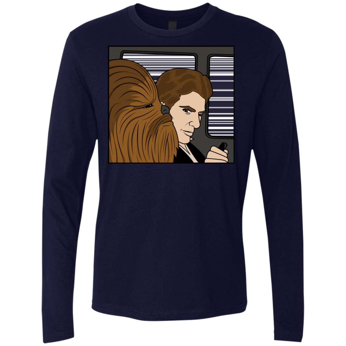 T-Shirts Midnight Navy / S In the Falcon! Men's Premium Long Sleeve