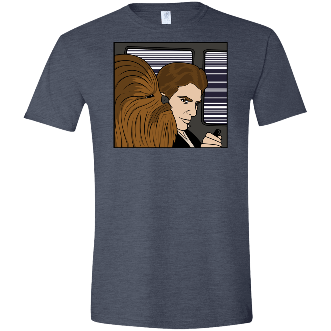 T-Shirts Heather Navy / S In the Falcon! Men's Semi-Fitted Softstyle