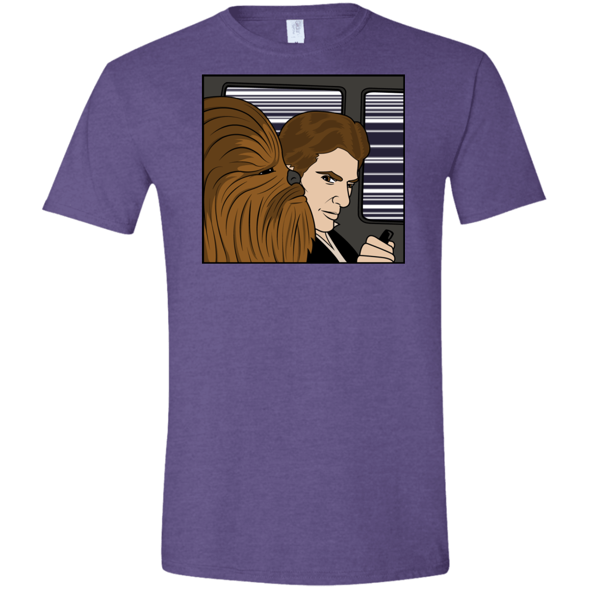 T-Shirts Heather Purple / S In the Falcon! Men's Semi-Fitted Softstyle