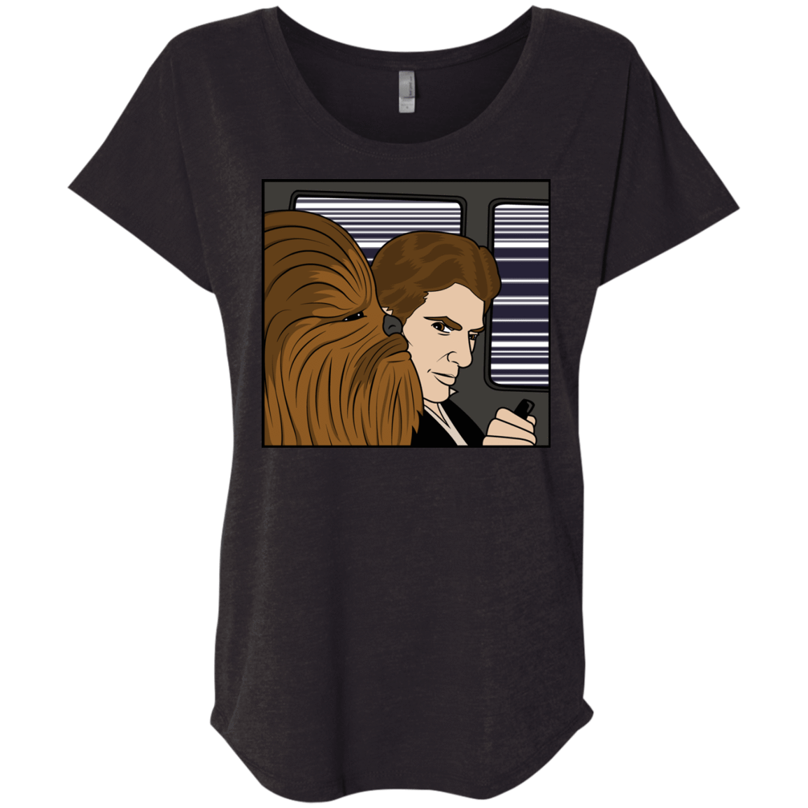 T-Shirts Vintage Black / X-Small In the Falcon! Triblend Dolman Sleeve